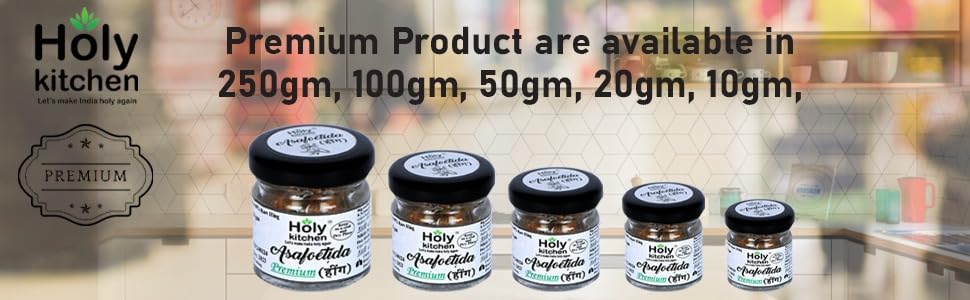 Holykitchen Hathras Premium Hing (Asafoetida)- 100 gm | 100% Natural AND Organic with Free Compliments product, Whole