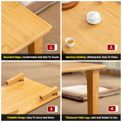 Table d'appoint de chambre pliable pour optimiser l'espace, plateau imperméable sécurisé