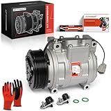 A-Premium Air Conditioner AC Compressor with Clutch Compatible with Honda CR-V CRV 2002 2003 2004 2005 2006, 2.4L