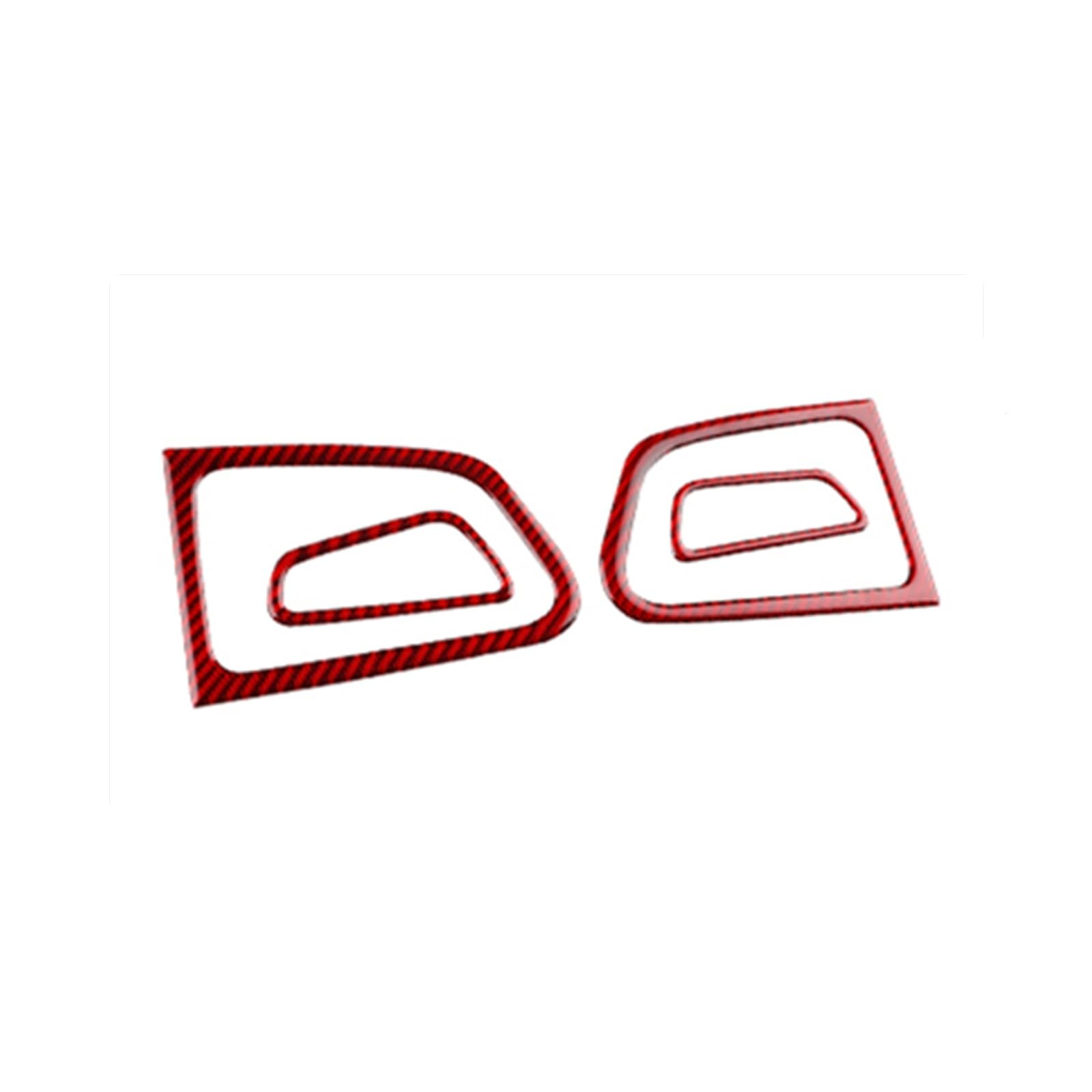 Pvcuhwf Red Dashboard Outlet Cover Compatible With For Megane 4 2016-2025 Lhd Rhd Car Dashboard Air Vent Trim Sticker Air Outlet Decorative Frame Cover