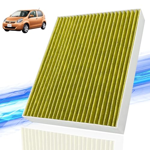 パッソ エアコンフィルター 活性炭入り PM2.5対応 脱臭 抗菌 防カビ 花粉 抗ウィルス トヨタ KGC3# NGC30 H22.2~H28.3 交換用 車用 特殊5層構造 脱臭 適合品番 87139-52020 WeCar
