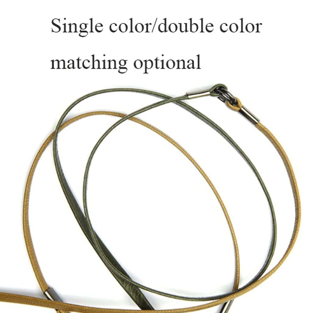 Cadena para lentes, cadena de gafas para mujer, correa duradera de cuero de primera calidad, cordones universales alrededor del cuello, soportes de correa de cadena, accesorios de retención