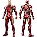 LonullyMege MK46Ironman Action Figures-7 inch All Joints Movable Collectable Toys-Full Metal Painting with Lots of Accessories Stark Model(1/10 Scale)