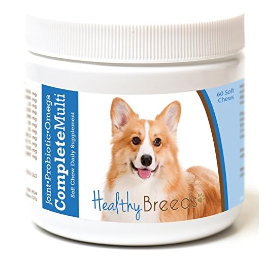 Healthy Breeds Pembroke Welsh Corgi All in One Multivitamin Soft Chew 60 Count