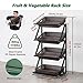 Imagen de Estante Organizador de Frutas y Verduras de 4 Niveles para supermercados
