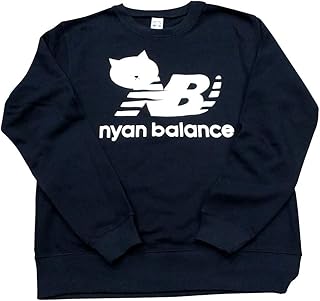 ニャンバランス 丸首 トレーナー スエット 裏毛 ブランド パロディー メンズ レディース ユニセックス