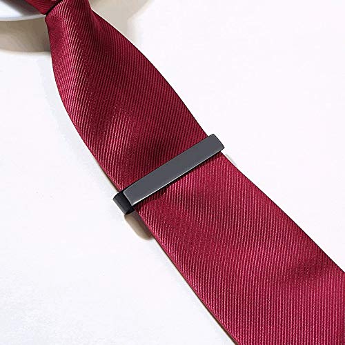 Wyfdp Men Tie Clips For Wedding Anniversary Stainless Steel Metal Regular Tie Bar Jewelry (Color : A) #TOP4