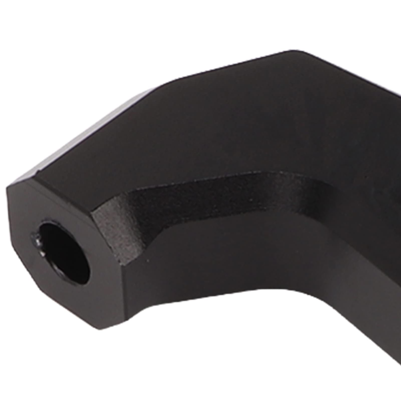 Asas de Agarre para Pasajero, Aleación de Aluminio, 2 Piezas, Barra de Agarre para Asiento Trasero de Motocicleta a Prueba de Viento para Modificación de Motocicleta (negro)