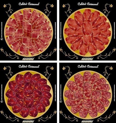 Lote Loncheado Ibérico, Jamón Ibérico, Lomo Ibérico, Chorizo Ibér...