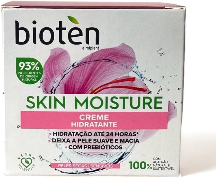 Elmiplant Skin Moisturising 24Hour Face Cream for Dry Sensitive Skin 50ml 1.7oz