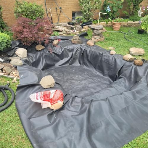 PEP Pond Liner 8x10m - Durable Pool Liner for Outdoor Fish Ponds, Koi Ponds, Duck Ponds, Garden Water Features & Raised Beds - Heavy Duty Waterproof Protection