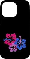 Vista 20 de Funda para iPhone 13 Pro Bisexual Bi Pride Sutil Hibiscus Flower Hawaii LGBT LGBTQ