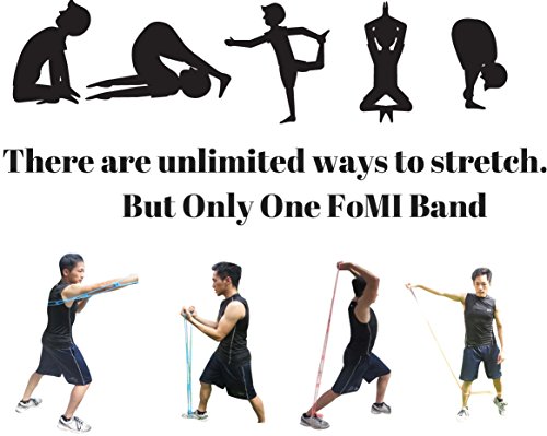 Fomi 7 Ring Stretch And Resistance Exercise Band | Back, Foot, Leg, And Hand Stretcher, Arm Exerciser | Portable | For Home Or Fitness Center Workout, Physical Therapy #TOP5