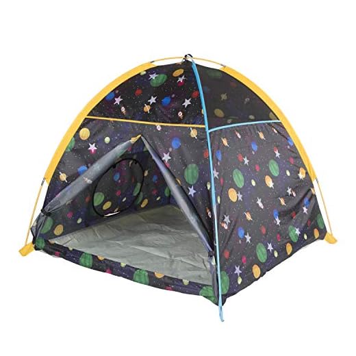 Pacific Play Tents 41200 Kids Galaxy Dome Tent w/Glow in the Dark Stars - 48" x 48" x 42"