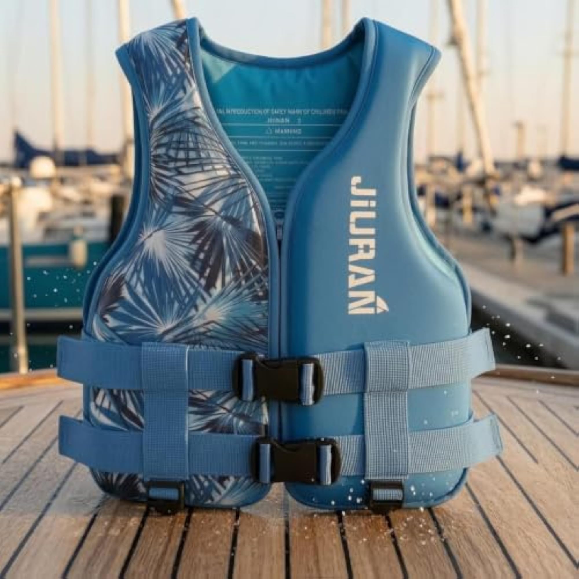 Front Zipper Closure Neoprene Life Jacket for Safety and Comfort