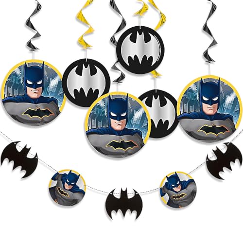 Unique Batman Party Decorations Kit - 7 Ft. (Pack of 7) - Multico...