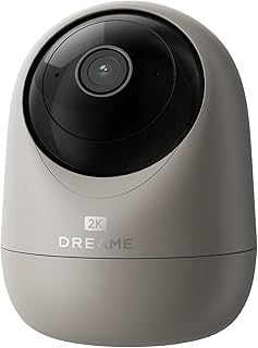 Dreame 室内カメラ デュアルバンドWiFi 2.4GHz/5GHz対応 プライバシーマスク搭載 双方向音声 Alexa/Google対応 見守りカメラ ベビーモニター ペットカメラ 2K 360°パンチルト ナイトビジョン AI検知 (ウォームグレー)