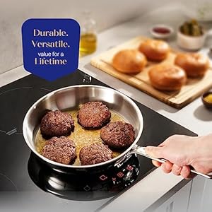 Legend 14 pc copper core stainless steel pots pans set pro quality 5 ply clad cookware professional chef grade home cooking all kitchen induction oven dishwasher safe pfoa ptfe pfos free  urban country home decor