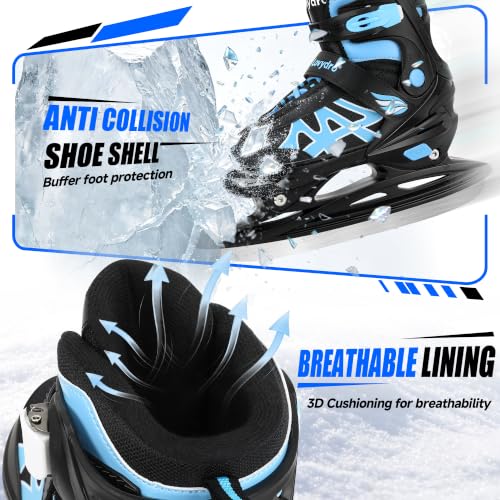 Lovydro Adjustable Youth Ice Skates