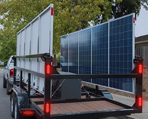 Linkitom Oval Aluminum Housing Ultra Slim Trailer Lights, 24-Led Brake Turn Signal Side Marker Tail Lights For Boat Trailer Truck Rv[Surface Mount] [Dot Certified] [Ip67] #TOP6