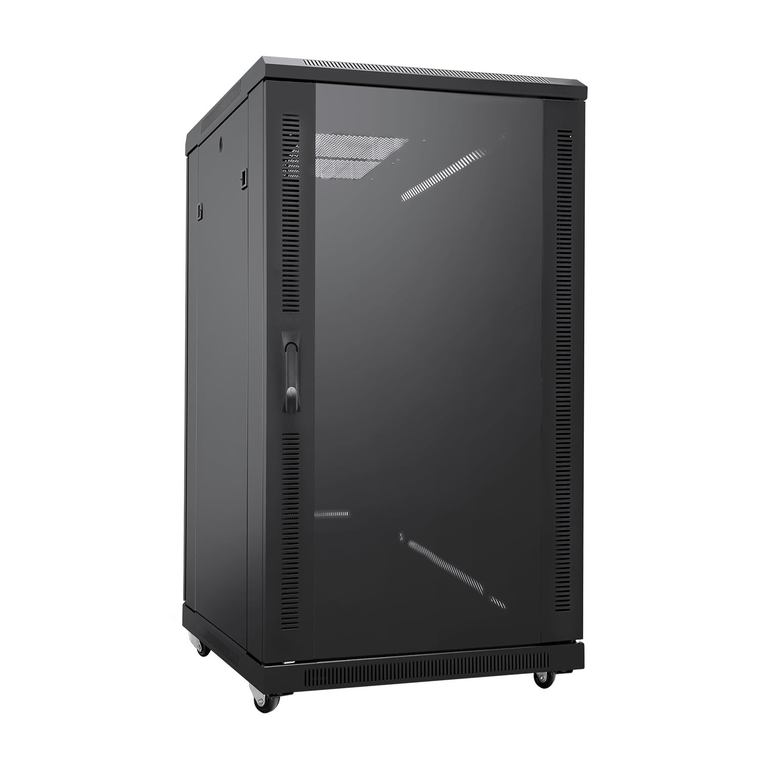 Lms Data Rack Fan Buy LMS DataNetwork & Server Rack Enclosure with Mesh Door, Cooling Fan ...