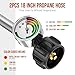 Alloxity 2-Stage Rv Propane Regulator 2 Tank 18