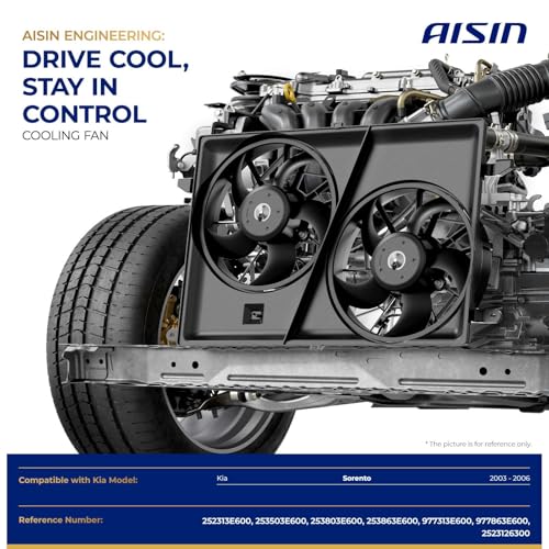 AISIN AFTERMARKET CFMKA-00217 Dual Cooling Fan Assembly by AISIN - Used condition - Image 3