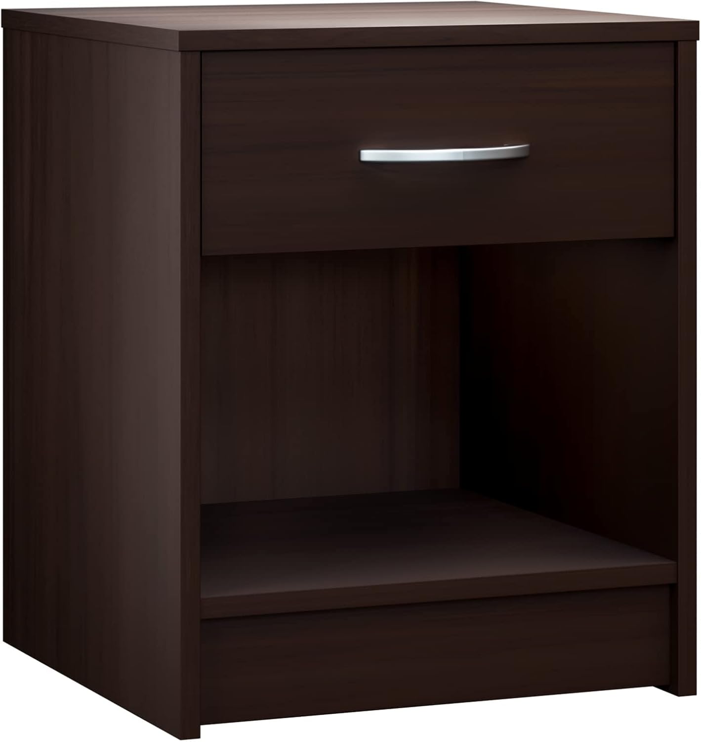 Casaria® Table de Chevet Brun foncé 35x40x50cm Table de Nuit avec Un