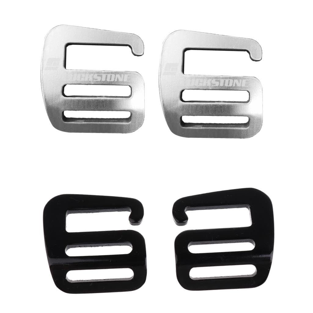 Hebilla G Hook de aluminio Chatonshen para correas de mochilas y bolsos pack de 2 pares 8