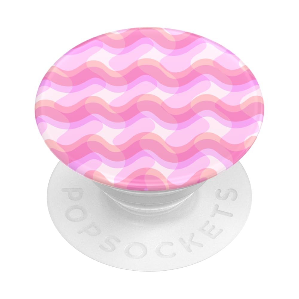 PopGrip PopSockets Rosy Waves : Support et Grip de Téléphone à Top Interchangeable