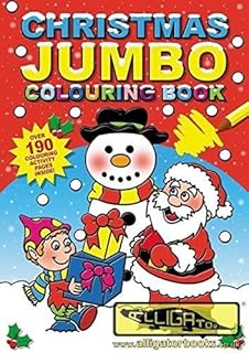 Wow Party Supplies Christmas Jumbo Coulouring Book for kids Children