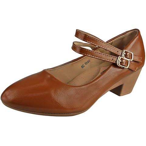LoudLook Ladies Mary Jane Dance Court Shoes Cover