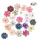 🌸Material suave: estas cabezas de flores artificiales están hechas de tela de seda, suave y duradera, vívida y realista, se ven reales, no son fáciles de romper y se pueden usar durante mucho tiempo.