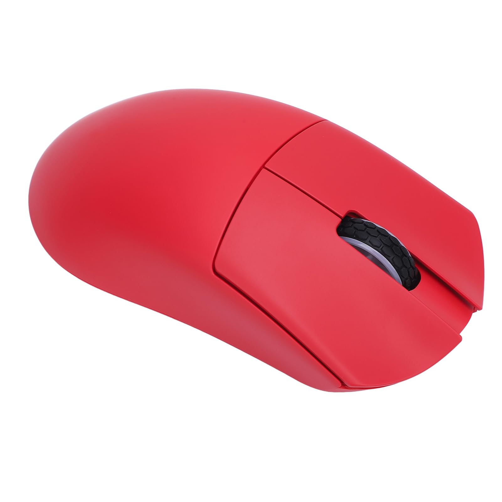 Souris de Jeu, Batterie au Lithium 300mAh, Mode USB C BT5.0 2.4G, Souris Ergonomique, Accélération 50G pour Ordinateur Portable (Rouge)