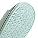 adidas Women's Adilette Comfort, Halo Mint/Magic Grey Metallic/Halo Mint, 8