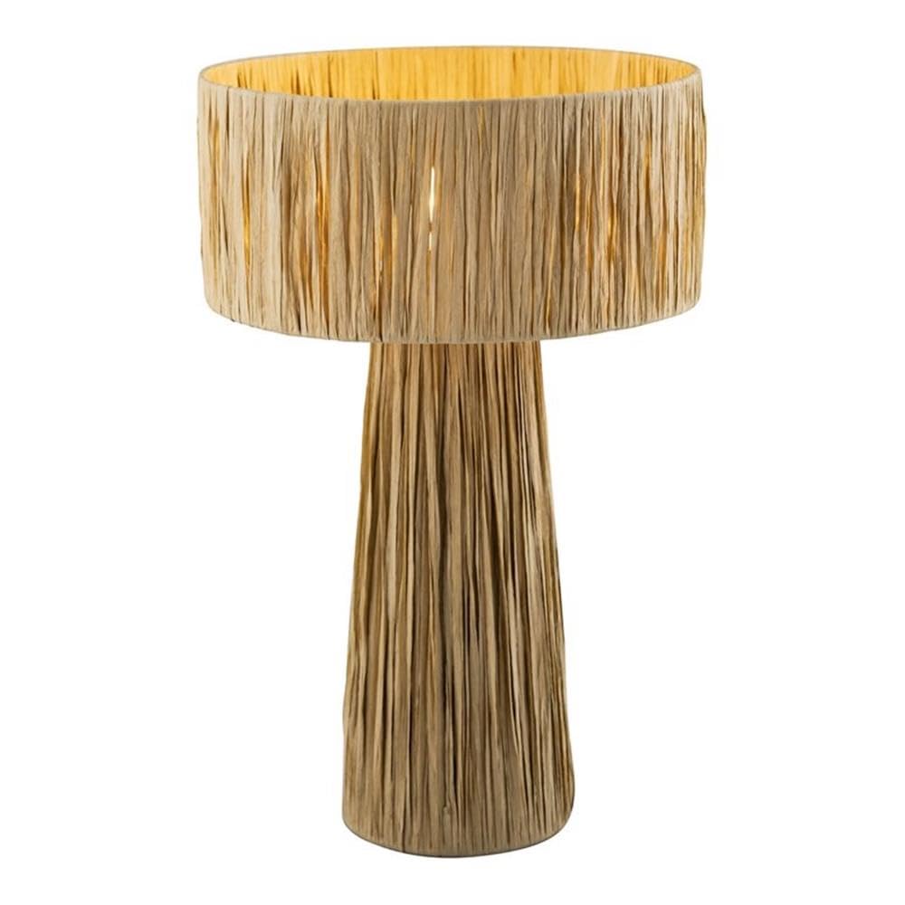 TOV Furniture Shelby Rafia Natural Table Lamp