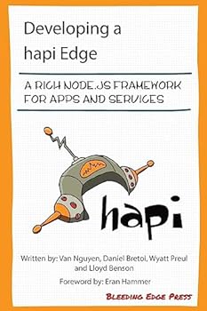 Paperback Developing a hapi Edge: A rich Node.js framework for apps and services Book