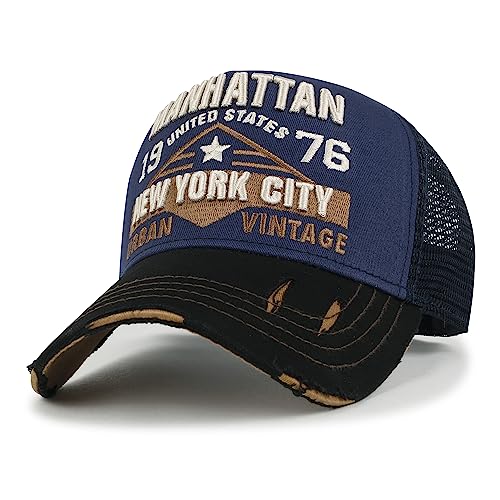 Gorra trucker bordada estilo vintage