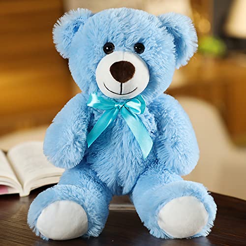 SHAFISH Plush Teddy Bear Cute Stuffed Animal Bear with Bow Plush Toy 並行輸入
