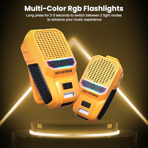 INFURTURE Clip on Bluetooth Speaker Wearable - Image 6