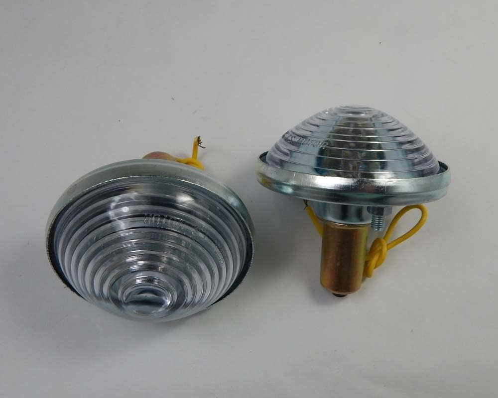 Park OR Turn Signal Clear Lens Lamp Light Assembly for WILLYS JEEP CJ-3B CJ3 CJ5 CJ6