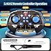 Uregoio Gesture Sensing RC Stunt Car with LED Lights, Double-Sided Flips Driving 360° Rotating, Sidesway, 2.4GHz 4WD Hand Controlled Remote Control Car for Boy 4-7, 8-12, Birthday Gift for Kids (Blue)