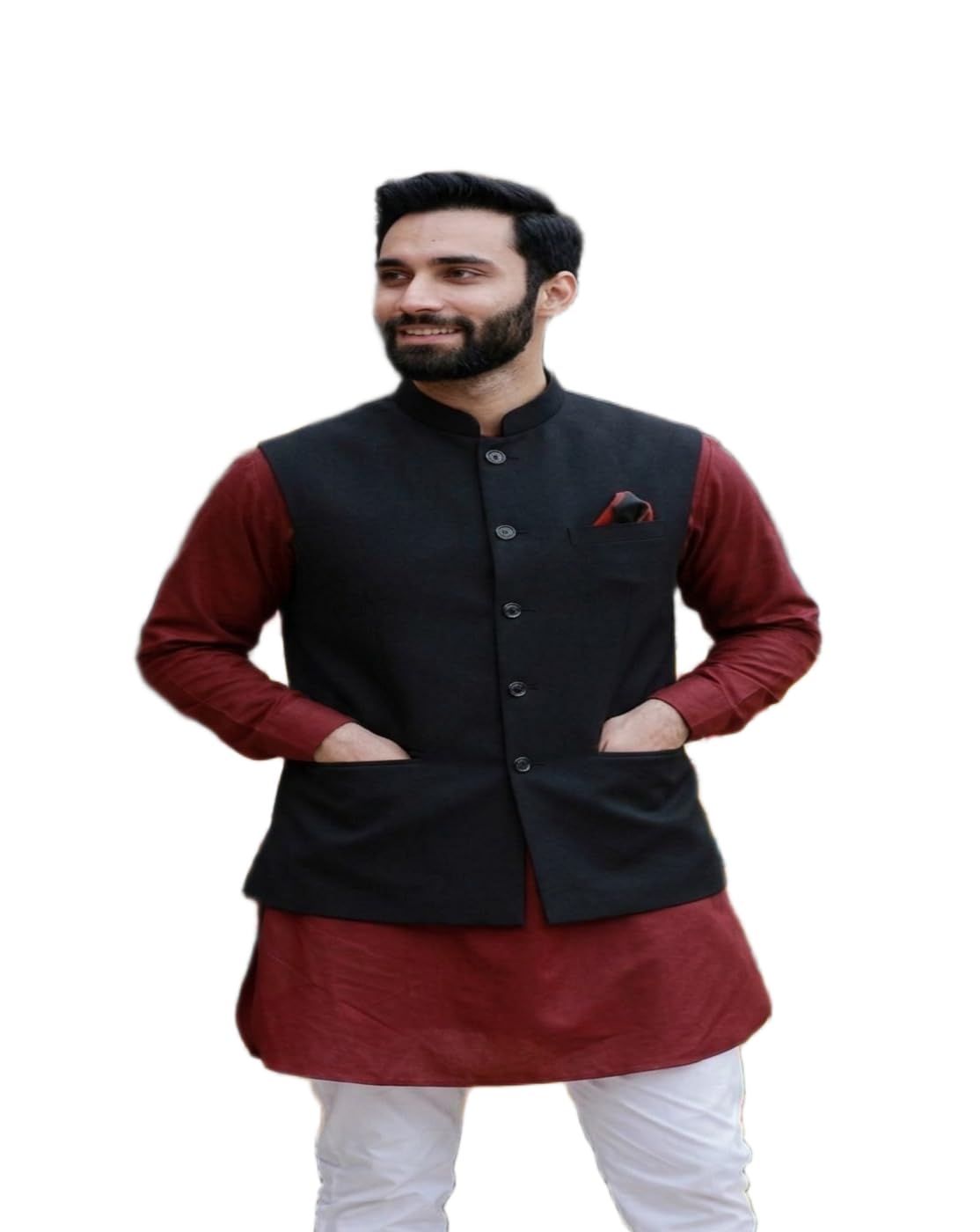maykr Nehru Jacket, Modi Koti for Men, Cotton Waistcoat for All Occasion: Diwali, Wedding, Ethnic, Office Party, Formal and casual Look 1-picture-30