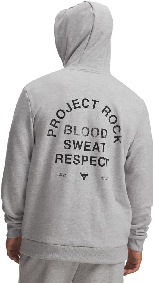 Under Armour mens Project Rock Rival Fleece Hoodie - Image 2