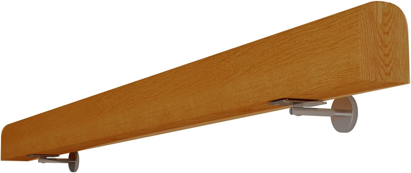 Wood Handrails Indoor Stairs Handrail Complete Set 1.5ft