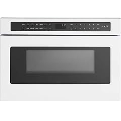 Cafe CWL112P 24 Inch Wide 1 2 Cu Ft Built-In Microwave Drawer Oven - Matte White