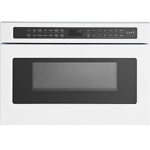 Cafe CWL112P 24 Inch Wide 1 2 Cu Ft Built-In Microwave Drawer Oven - Matte White
