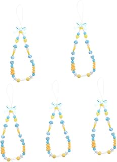 Hemobllo 5 Peças Correias De Telefone Móvel Cordão Para Chaves Acessórios De Cogumelo Acessórios Para Câmera Cogumelo Charme De Telefone Celular Correntes De Telefone Cordão De Telefone