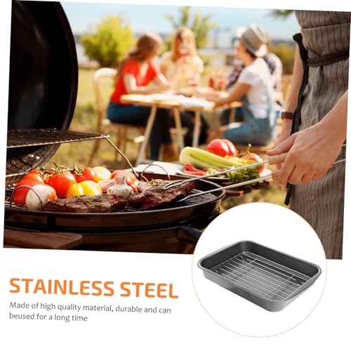 Plat de cuisson en acier inoxydable antiadhésif polyvalent multi-cuissons - 8