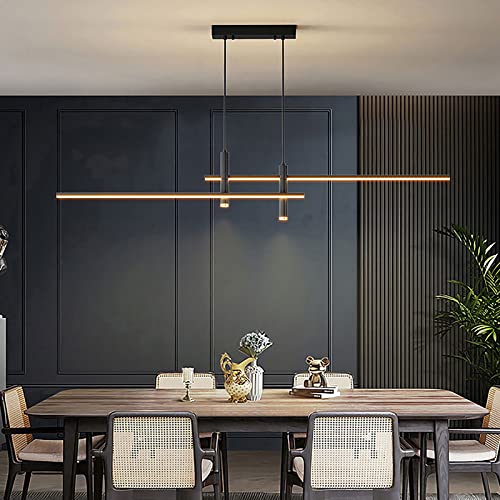 Luminaire suspendu LED réglable et linéaire LWX pour îlot de cuisine